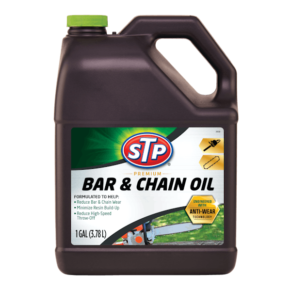 STP Aceite de barra y cadena premium, herramientas y tratamiento de aceite  de motosierra que reduce el desgaste de la barra y la cadena, 32 onzas