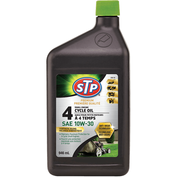 Premium Small Engine 4 Cycle Oil SAE 10W-30 Synthetic Blend Image 1